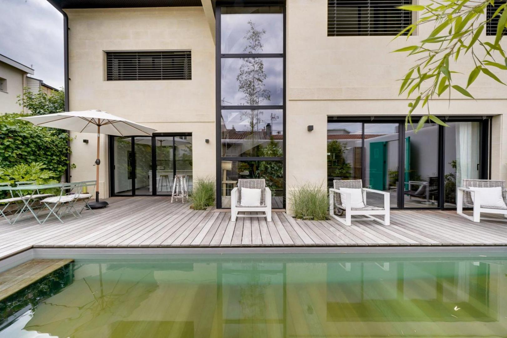 Spacious Bordeaux Family Home With Swimming Pool Eksteriør billede